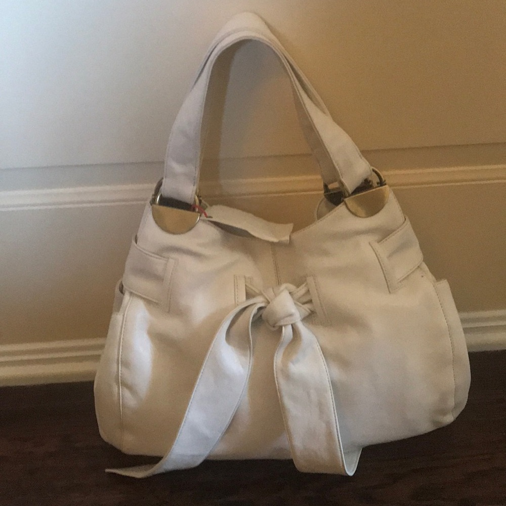Kooba Elisha handbag. White leather. Brand new.